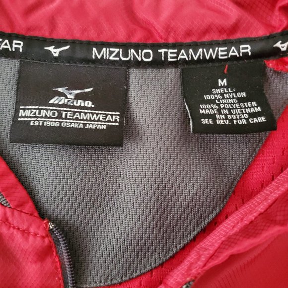Mizuno Light Weight Jacket Short Sleeve Size M - Picture 2 of 5